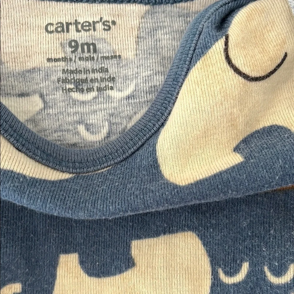 Carter's Blue and Cream Kids Matching Set